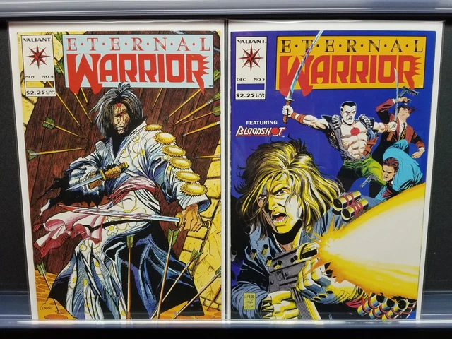 Eternal Warrior #4 & 5 Valiant 1992 1St Cameo & Appearance Bloodshot Keys