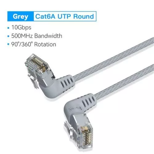 150FT Cat6A RJ45 Ethernet Network S/FTP Shield Cable Retractable Extension  Reel