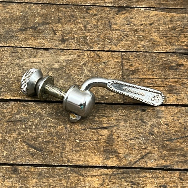 Vintage Maillard Seatpost Clamp Bolt Binder QR MTB 8 mm 7.9mm 80s Silver Chrome