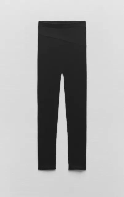 ZARA LIMITLESS CONTOUR Collection Seamless Leggings Black Glitter Women  Size M/L £23.62 - PicClick UK