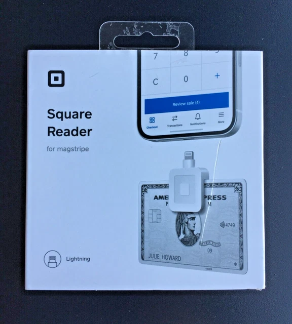 SQUARE ASKU0523 Reader for Magstripe Lightning Connector New Sealed