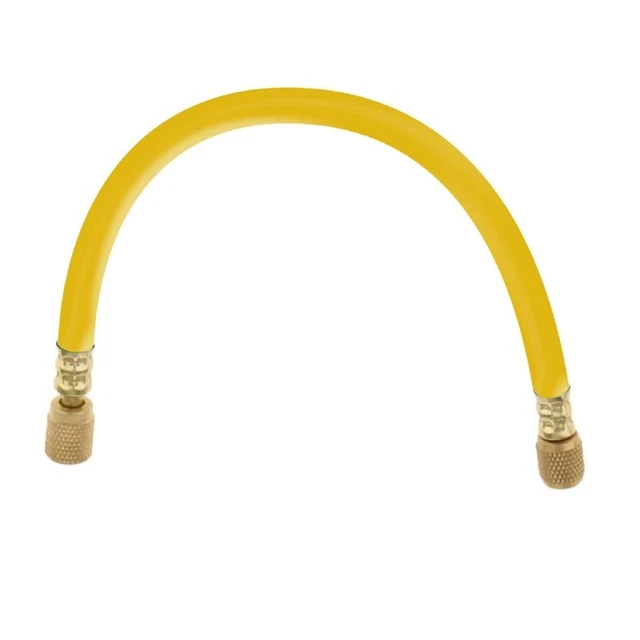 1pcs R134A  Charge Hose 25cm Pipe Gauge Fluoride Tool Kit Auto Parts 600PSI AU