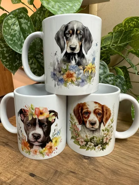 DOG MUG - Different Breeds Available.  * Perfect Gift *