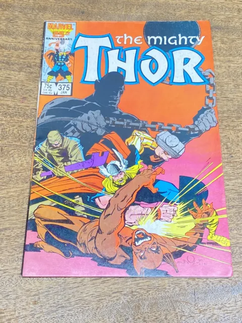 The Mighty Thor ~ Vol.1 No. 375 ~Marvel Comics~ Jan. 1987 ~ Very Nice!