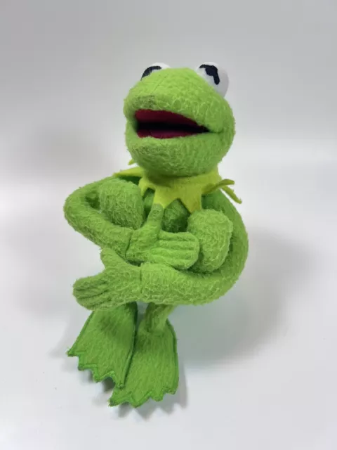 Vintage Kermit The Frog 19-22" Plush Applause Wired Poseable Muppets Jim Henson