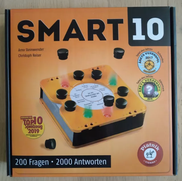 Piatnik - Smart 10, Das Revolutionäre Quizspiel Ratespiel Partyspiel - Neuwertig
