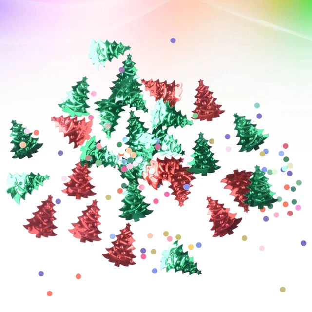 Motivo navideño confeti lindo lentejuelas pequeñas y brillantes decoración para fiesta hoc