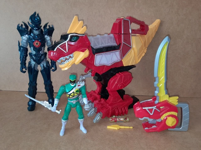Green Power Rangers Energem POWER RANGERS DINO Charge T-Rex plus Energem, Snide, Green Ranger ...