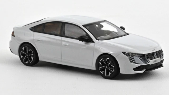 Peugeot 508 GT Hybrid 2023 Bianco Okenite Scala 1/43 – Norev 475832 - Foto 2
