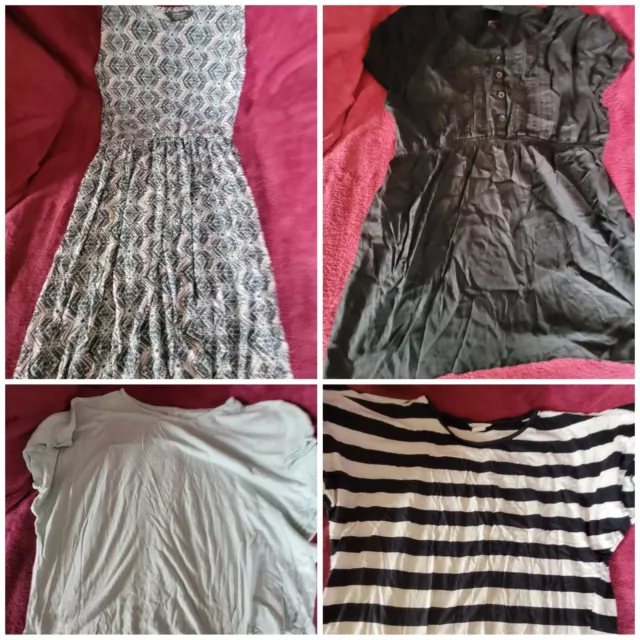Pacchetto abbigliamento ragazze 4 articoli età 12-13-14 anni - abito - 3x top