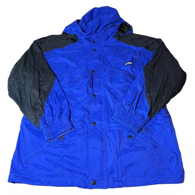 GERRY INSULATED PARKA Winter Snow Waterproof Snap/Zip Blue Jacket Men’s ...