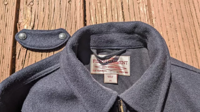 FILSON MEN S GREENWOOD Wool Jacket XS New With Tags 375.00 PicClick