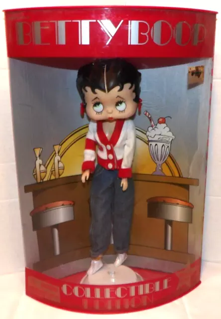 Prescious Kids Collectibles 1998 Betty Boop Talking Doll red/white/blue outfit