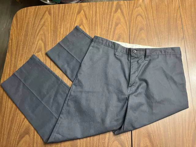 Dickies Work Pants Uniform Style Gray Sz 38UL Mens EUC