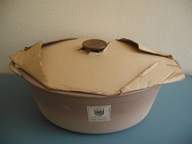 Cocotte En Fonte Cousances / Le Creuset – Ronde 24 Cm – Made In France (années 50)