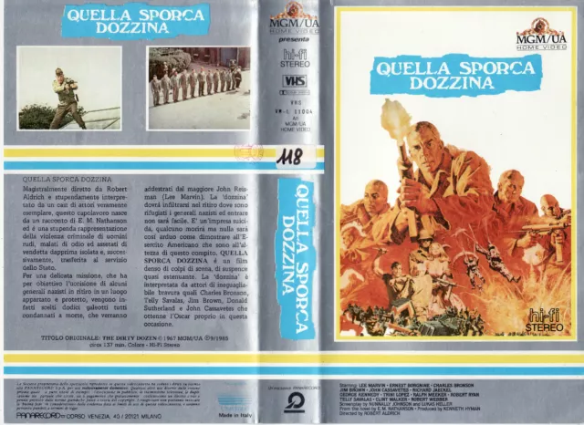 Quella sporca dozzina (1967) VHS
