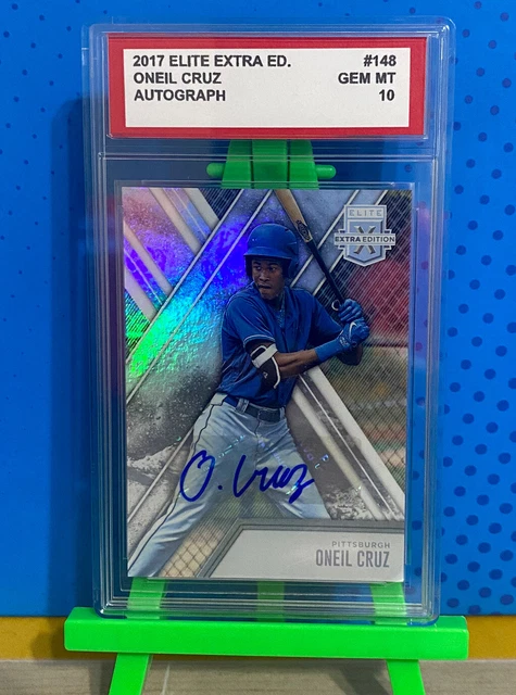 2017 Panini Elite Extra Edition Oneil Cruz Prospect Auto CSA 10