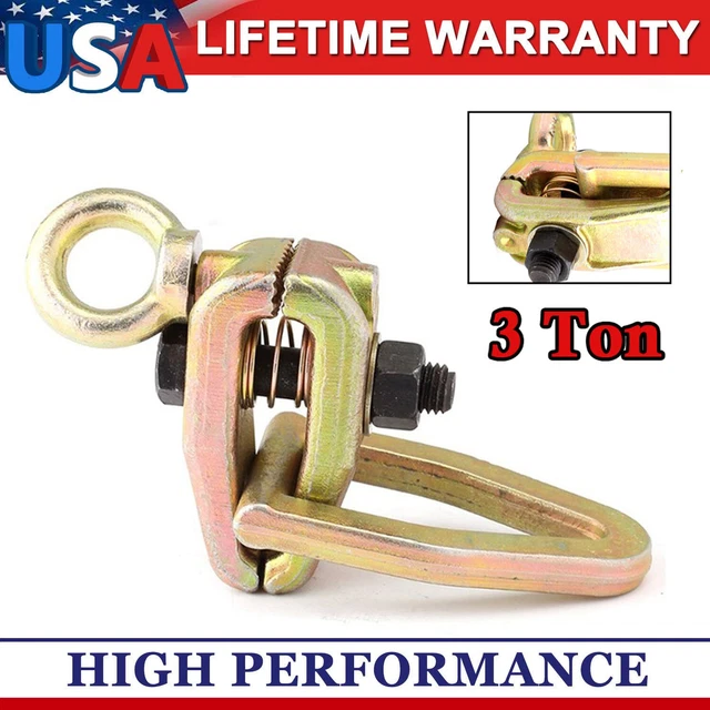 Self-Tightenin​g Grips 3 Ton TWO-WAY Frame Back Auto Body Repair Pull Clamp