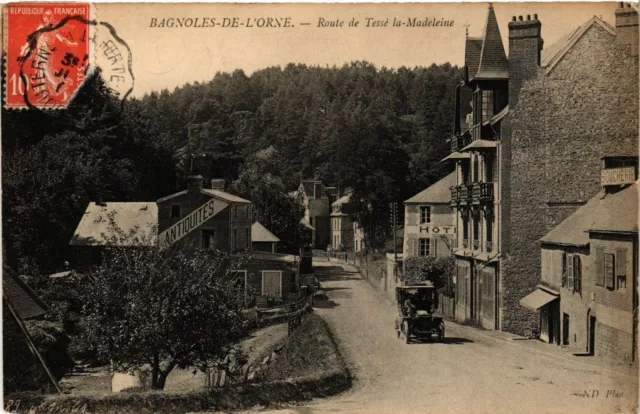 CPA BAGNOLES-de-l'ORNE - Route de Tessé la-Madeleine (356547)