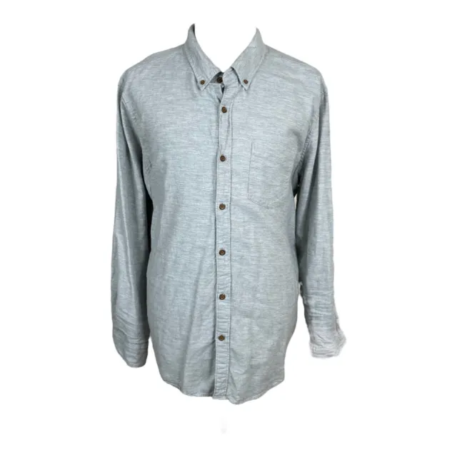 AMERICAN EAGLE SERIOUSLY Soft Flannel Shirt Mens XXL Light Gray $14.00 ...