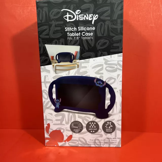 Disney Stitch Silicone Tablet Case Fits 7-8” Tablet. iPad Mini, Galaxy Tablets