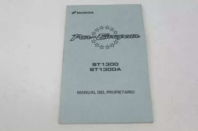 Manuale Uso Manutenzione Spoagnolo Honda Pan European St 1300 Manual Propietario
