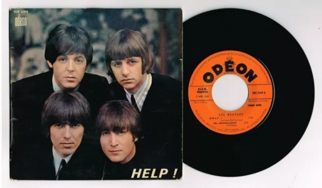 Les Beatles "Help" France 7" Ep Rare