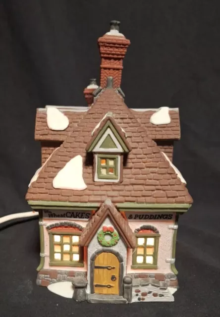 Dept 56 Dickens Village 1993 WM. Wheat Cakes & Puddings #5808-4