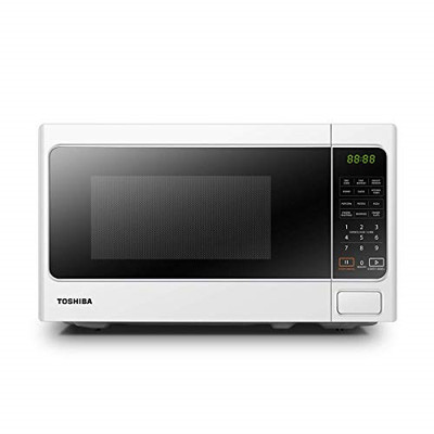 800 W Toshiba MM2-MM20PF WH 20 l colore: Bianco sbrinamento semplice - Forno a microonde completamente funzionante con 5 livelli di potenza 