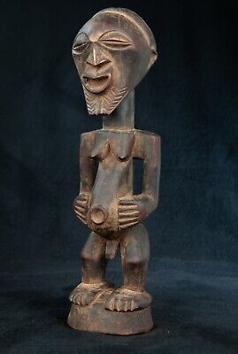 Songye, Male Figure, Democratic Republic of Congo, Central African Tribal Art.
