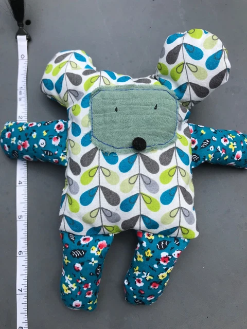 DOUDOU SOURICETTE FAIT main en tissu EUR 8,00 PicClick FR