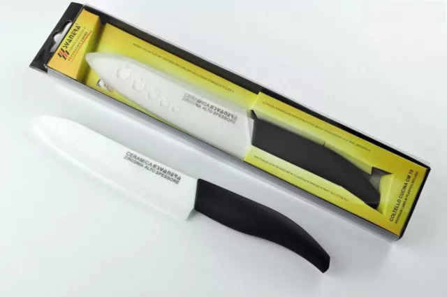 Svanera coltello da cucina cm 15 con lama in zirconio ceramica qualità extra
