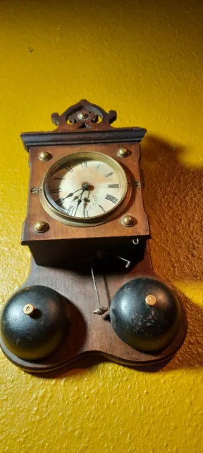 Wurttemberg Kitchen Wall Alarm Clock Ultra Rare Original Warranty On  Reverse 3
