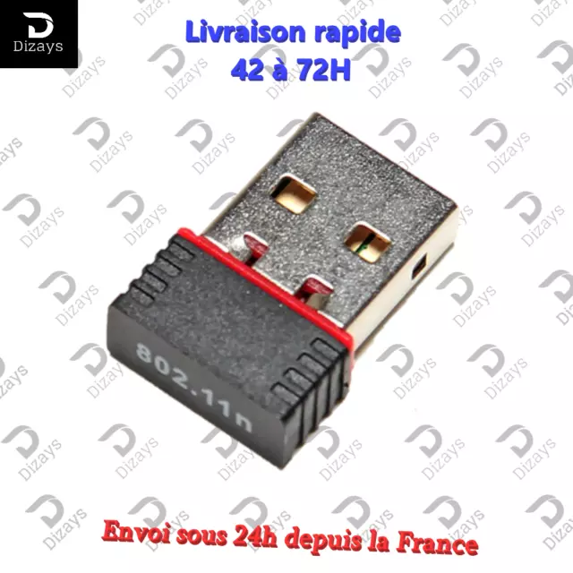 MINI CLE WIFI USB Adaptateur Sans Fil Dongle Réseau Wireless