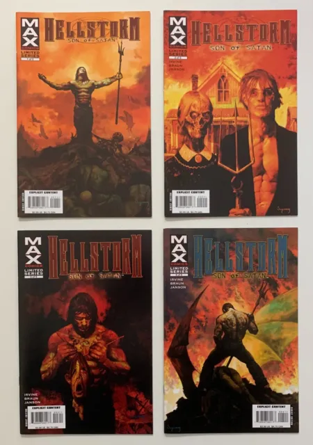 Hellstorm Son of Satan #1, 2, 3, 4 & 5 complete series (Marvel 2006) VF & NM