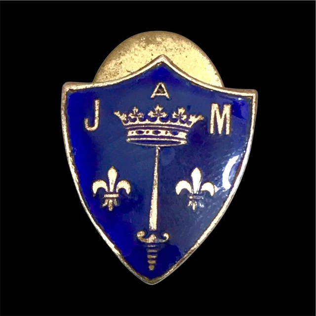 ancien mini insigne émaillé de boutonniere FRANCHE
