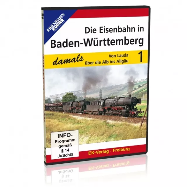 DVD - Die Eisenbahn in Baden-Württemberg damals - Teil 1