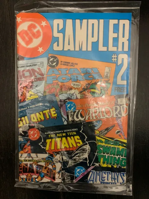 DC Sampler #2 - DC Comics - 1984 - New Teen Titans Swamp Thing Atari Force