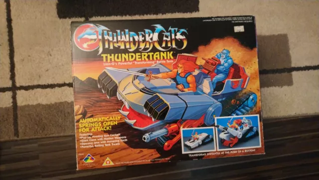 COSMOCATS TANK-ATTACK THUNDERCATS  VINTAGE complet et fonctionnel