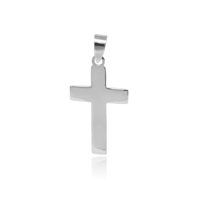 Kreuz Kettenanhänger Echt 925 Sterling Silber Anhänger Kommunion Konfirmation