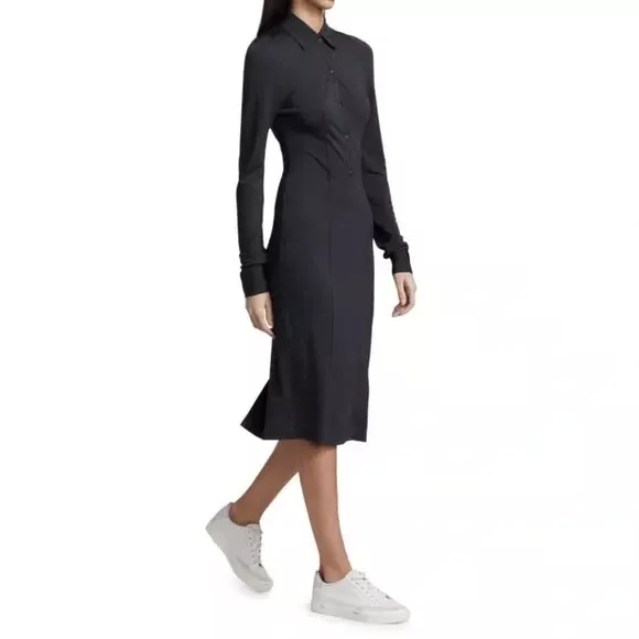 NEW Rag & Bone Sabeen Sheath Button Down Long Sleeve Shirtdress Size M #D6692