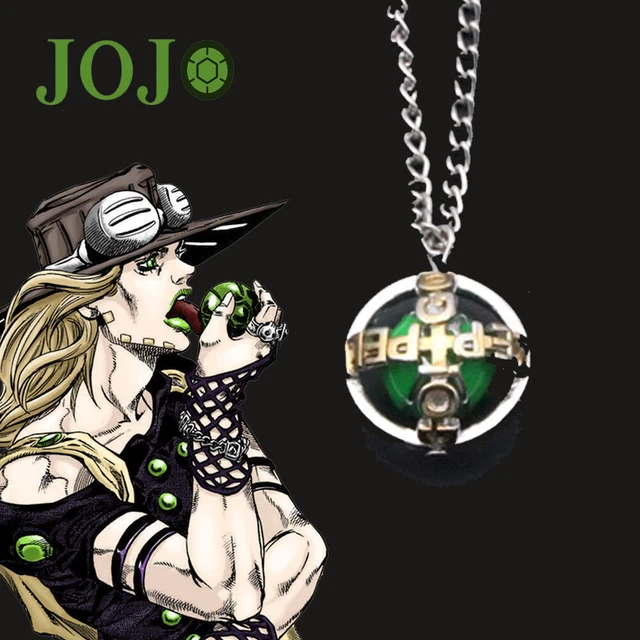 NEW JOJO'S BIZARRE Adventure Steel Ball Run Necklace Gyro Julius Caesar