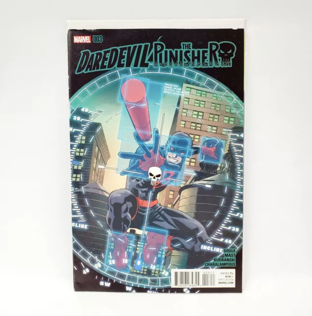 Daredevil Punisher Seventh Circle Vol 1 #3 Marvel Comics 2016 with Bag and Board