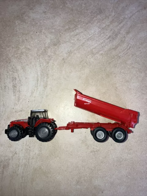 Siku Massey Ferguson Druckguson Traktor & Kippanhänger TT 14349