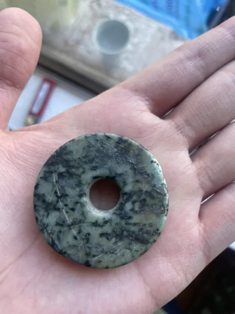Chinese Antique excavated Coin Jade