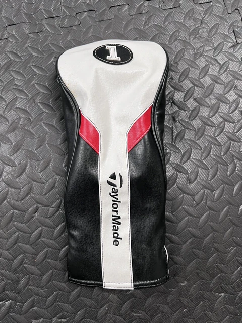 TaylorMade Golf Club Driver Head Cover - Black/White - Excellent Condition