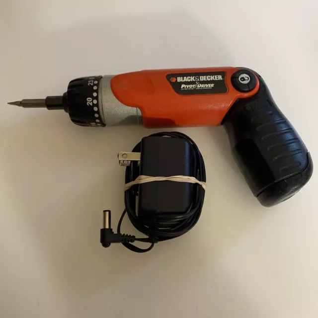 Black & Decker Pivot Driver 3.6V Cordless Screwdriver 9078 - with charger  Works