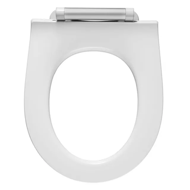 WC-Sitz Absenkautomatik Toilettendeckel antibakteriell Klodeckel WC-Deckel weiß
