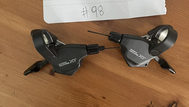 VIntage Shimano Deore XT Schalthebel SL-M739 8s Pods Paar MTB Schalthebel Auslöser
