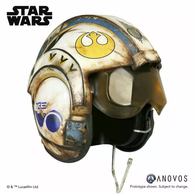 STAR WARS Anovos TFA First Order REY SALVAGED 1:1 HELMET X-WING Prop Replica